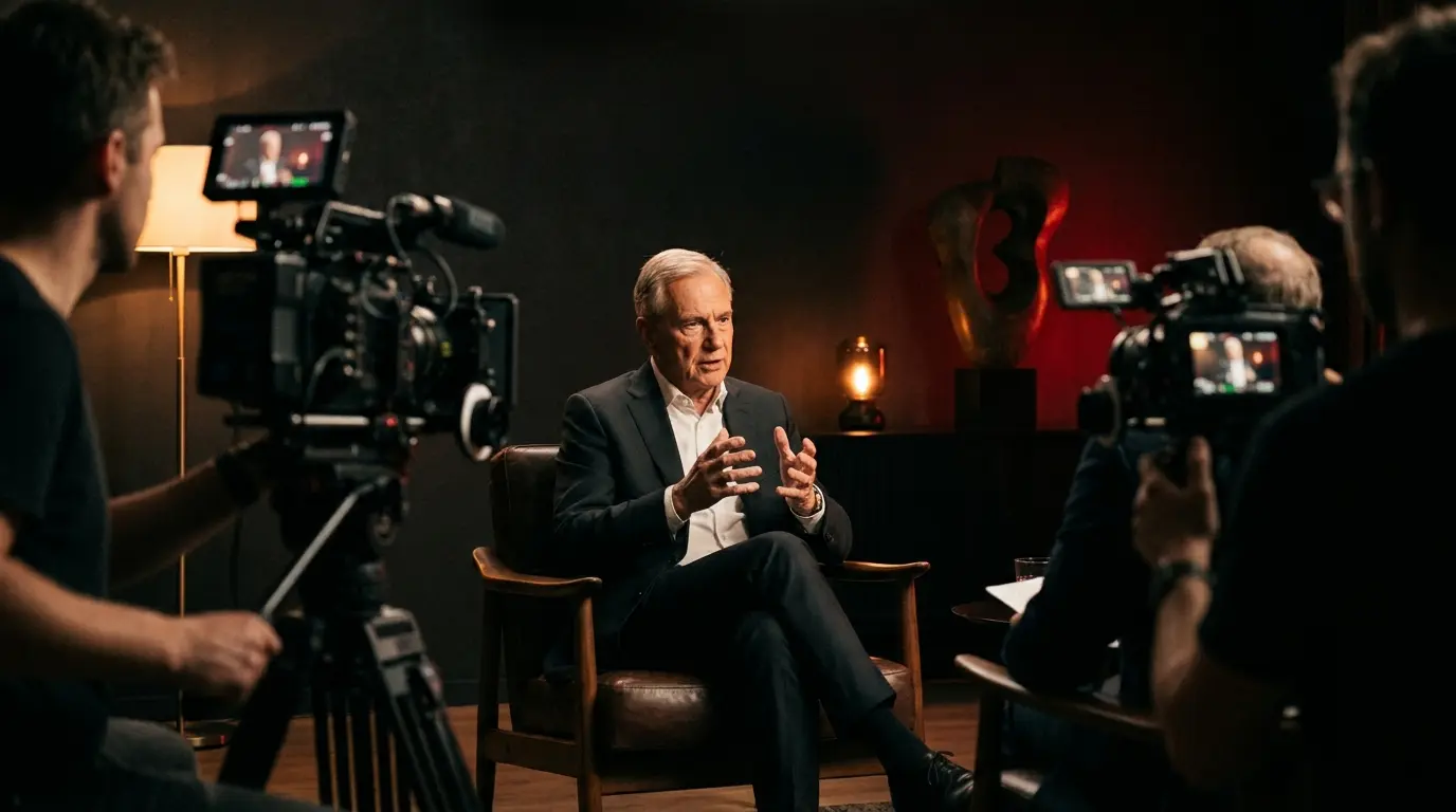 Interview de dirigeant en entretien long format, deux caméras